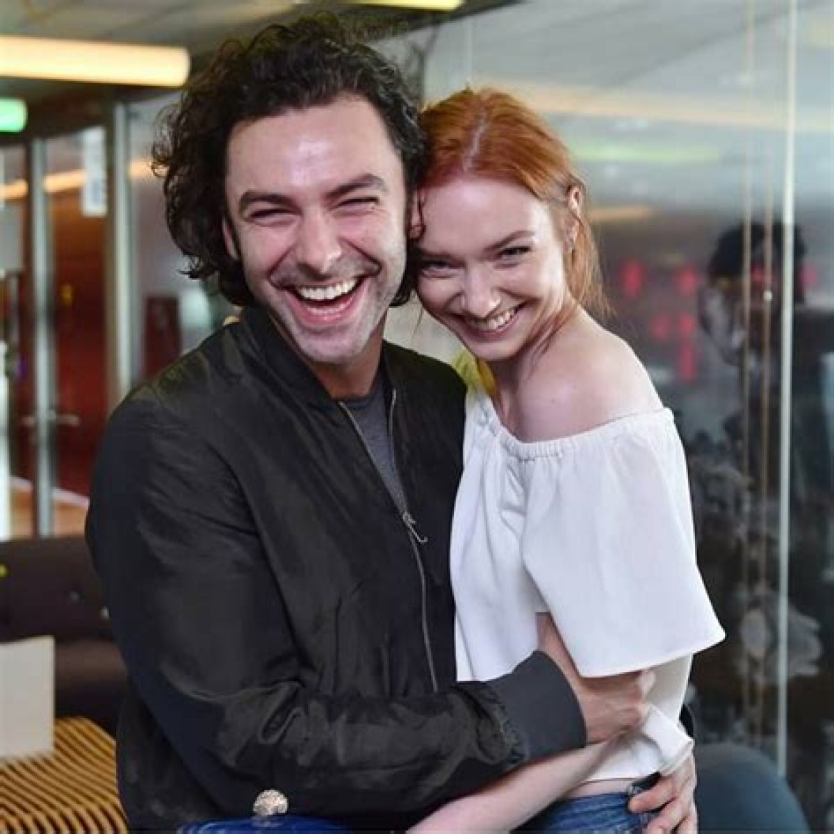 Are Aidan Turner and Eleanor Tomlinson friends?