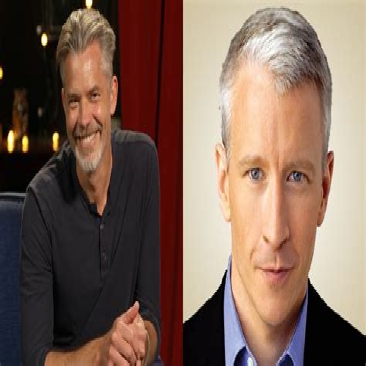 Are Anderson Cooper and Timothy Olyphant related?
