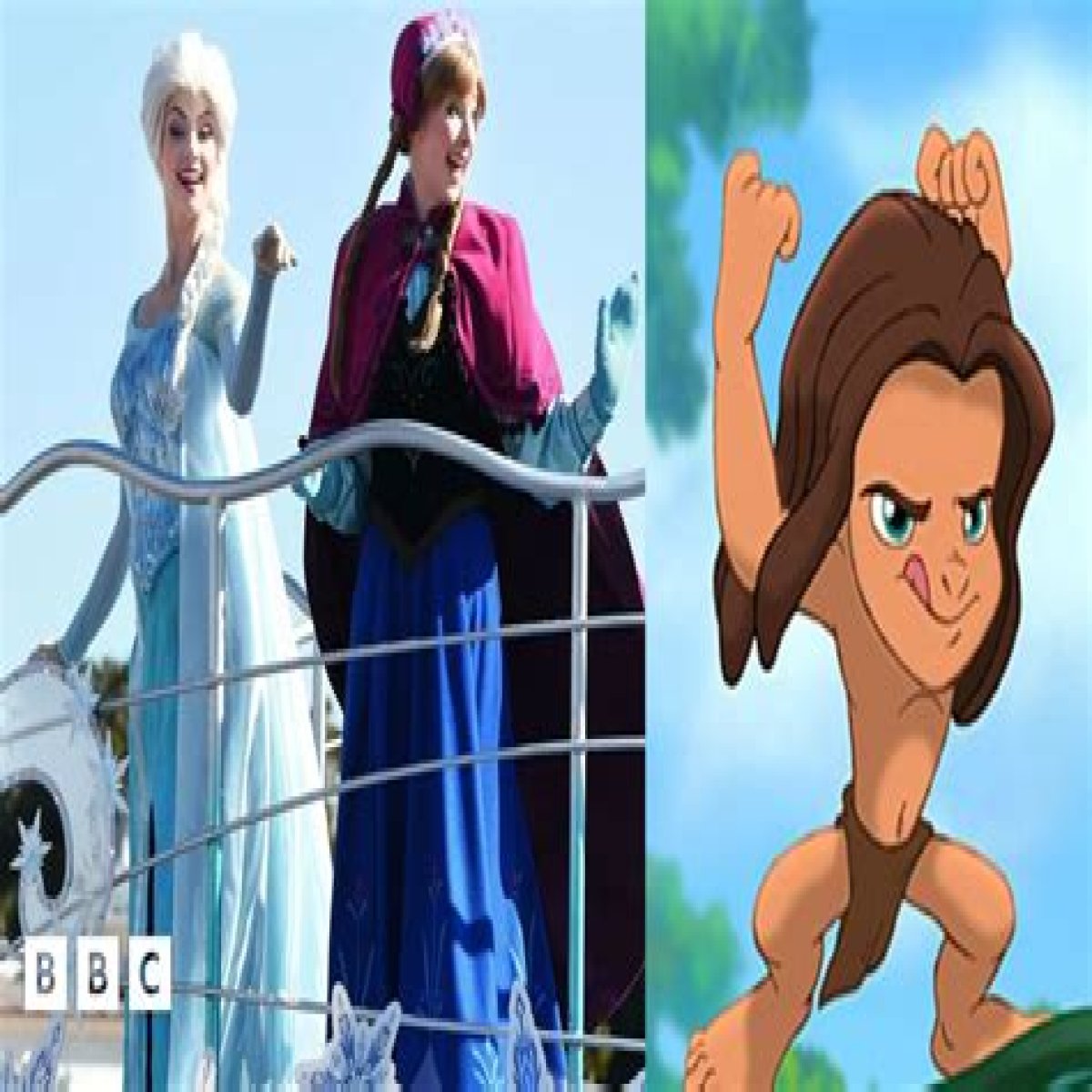 Are Anna and Elsa related to Rapunzel and Tarzan?
