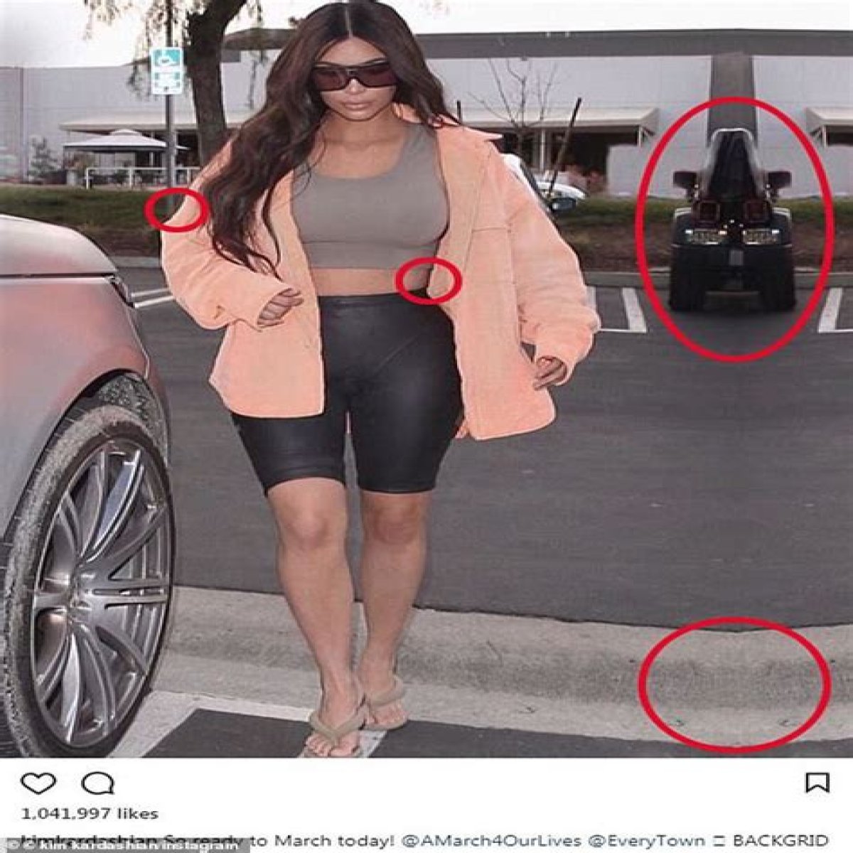 Kim Kardashian Shares Purposefully Photoshopped Image on Snapchat — and Fans Are Still Confused