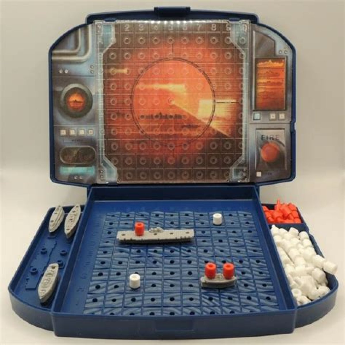 Small plastic piece in the game Battleship